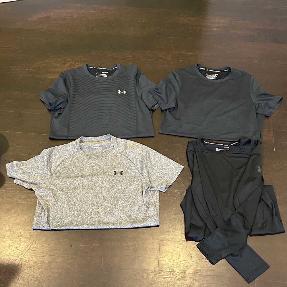 Under Armour Men's Athletic Shirts Set